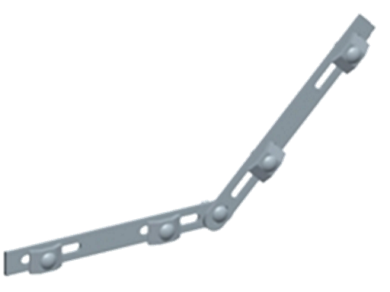 KIT RADIO DE CURVATURA NEXXT AJUSTABLE PARA ORGANIDOR DE CABLE (PNDWMAKHDG)