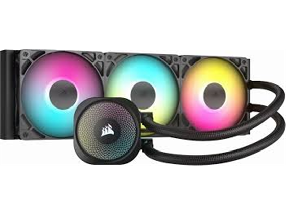 ABANICO PARA CPU CORSAIR, NAUTILUS 360 RS ARGB (LIQUID COOLING) 360MM, 3X 120MM FAN COOLER, RGB LED, DEISY CHAIN CONECTOR, COMPATIBLE CON LOS SOCKET INTEL 1700, 1851, SOCKET AMD AM5, AM4 - NEGRO (CW-9060093-WW)