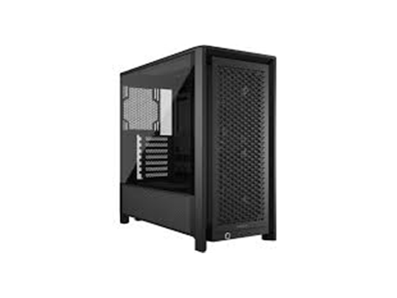 CASE CORSAIR FRAME 4000D RS, COMPLETAMENTE MODULAR, MID TOWER, 7 EXPANSION SLOT, 3X 2.5", 2X 3.5", TAPA DE CRISTAL TEMPLADO, INCLUYE 3 ABANICOS RS120 ARGB - NEGRO - CASI TODAS LAS PARTES SE PUEDEN DESARMAR. (CC-9011312-WW)