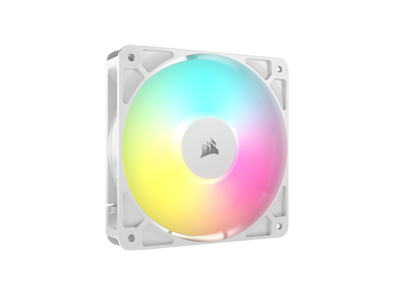 ABANICO CORSAIR RS120 ARGB PARA CASE 120MM BLANCO, RODAMIENTO MAGNETICO, CONECTOR PWM 4 PINES EN CADENA (CO-9050184-WW)