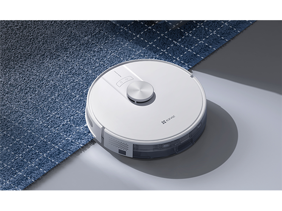 ROBOT INTELIGENTE ASPIRADO EZVIZ RC3, POTENCIA DE SUCCION HASTA 4000 PA,TECNOLOGIA DE BAJO RUIDO, DETENCCION DE ALFOMBRAS, INTEGRACION INTELIGENTE CON EL ASISTENTE DE GOOGLE Y AMAZON ALEXA
