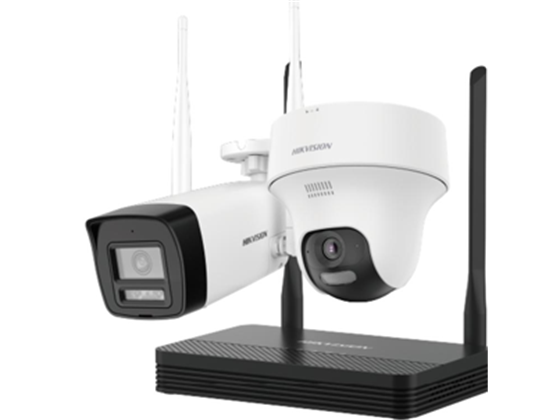 CAMARA DE SEGURIDAD HIKVISION EN KIT 1 CAMARAS BULLET 2 MP, 1 CAMARA DOMO TURRET 4 MP, 1 GRABADORA WI-FI, HASTA 512 GB DE ALMACENAMIENTO (NO INCLUYE MEMORIA SD)