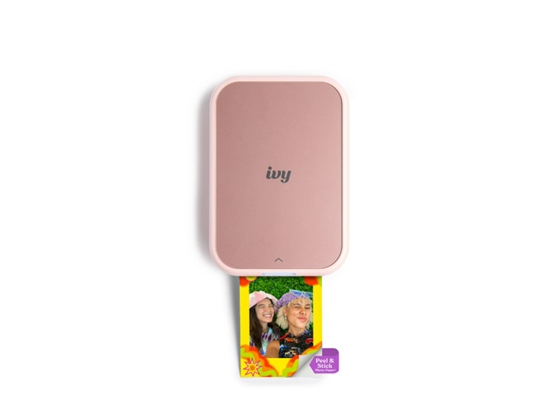 IMPRESORA FOTOGRAFICA PORTATIL CANON COLOR BLUSH PINK, IVY2, COMPATIBLE CON ANDROID Y IOS, UTILIZA TECNOLOGIA CANON ZINK