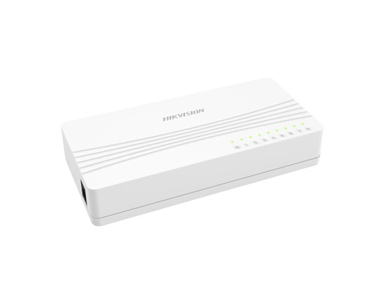 SWITCH 8 HIKVISION, NO ADMINISTRABLE, 10/100, POE, PARA HOGAR