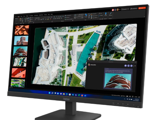 MONITOR LENOVO THINKVISION S27-4E 27" CLASS FULL HD LED 16:9 IPS TECHNOLOGY 1920 X 1080, 16.7 MILLION COLORS, 300 NIT, 4 MS, – 100 HZ REFRESH RATE – HDMI – VGA – ANTI-GLARE – 1500:1 CONTRAST RATIO, – TILT STAND – VESA MOUNT (100X100MM).