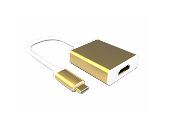 ADAPTADOR USB 3.1 TYPE C A HDMI 4K, GOLD. (AGI-1235)