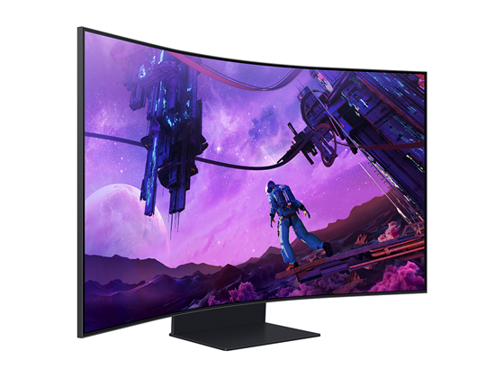 MONITOR SAMSUNG 55" GAMING (3,840 X 2,160) ODYSSEY CURVO 1000R, 165 HZ, 1MS, 1 MPRT, HDR10, 3HDMI, 1 DISPLAYPORT, 2 USB., ETHERNET.(LS55CG970NNXGO)