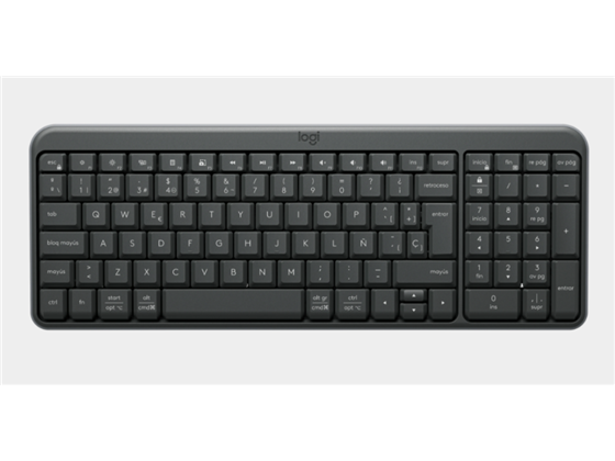 TECLADO LOGITECH K250  COMPACT BLUETOOTH WIRELESS, ESPAÑOL, DISEÑO COMPACTO CON SECCION NUMERICA, TECNOLOGIA INALAMBRICA, COMPATIBILIDAD CON WINDOWS 10, 11 O VERSIONES POSTERIORES, MAC OS,ENTRE OTROS. COLOR ROSADO.