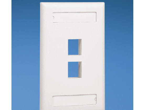 FACEPLATE PANDUIT 2 PUERTOS, BLANCO (NK2FIWY)