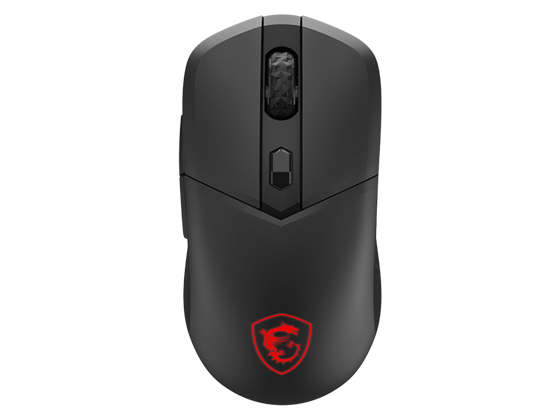 MOUSE MSI VERSA 300 W, WIRELESS 2.4 GHZ, USB 2.0 (USB-C TO A), BLUETOOTH 5.3, SENSOR OPTICO, 8000 DPI, 6 BOTONES, FRECUENCIA 1000 HZ, COLOR NEGRO
