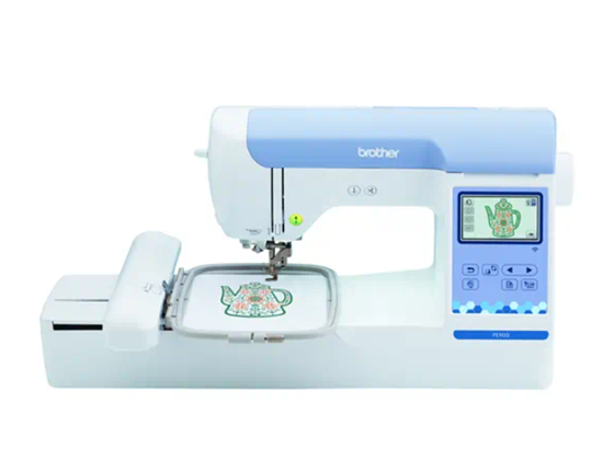 [PE900] MAQUINA DE BORDADO DOMESTICA BROTHER PE900 DISEÑADA PARA PROYECTOS DE BORDADO EN HOGARES Y ESTUDIOS CREATIVOS.