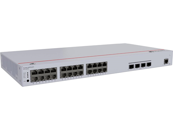 SWITCH 24 PUERTOS HUAWEI S310-24P4X - ADMINISTRABLE CAPA 3, 128GBPS, 24X PUERTOS GE POE LAN (400W POE+), 4X PUERTOS 10GE SFP+, RENDIMIENTO 96 MPPS, IP20