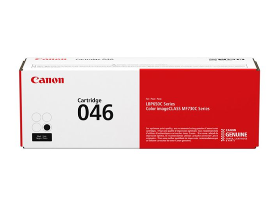 CARTUCHO CANON 046 NEGRO, COMPATIBLE CON IMPRESORA COLOR IMAGECLASS MF735CDW, MF733CDW, MF731CDW, LBP654CDW