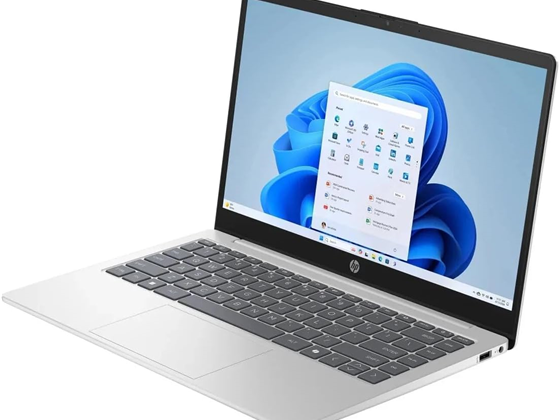 LAPTOP HP 14-EP2035, 14" FHD, INTEL CORE 3 N55, 16GB, 512GB SSD M.2, WINDOW 11 INGLES, NATURAL SILVER (B97M3UA#ABA)