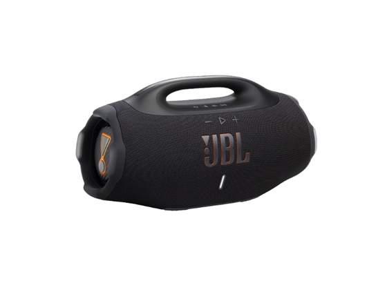 BOCINA JBL BOOMBOX 4, SONIDO PRO CON IA, SOUND BOOST, A PRUEBA DE AGUA (IP68), HASTA 34 HRS DE AUTONOMÍA, ENTRADA USB-C DE AUDIO SIN PERDIDA, CONEXION MULTIPLE VIA AURACAST™, NEGRO