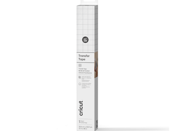 CINTA (ROLLO) DE TRANSFERENCIA CRICUT, 12" X 4' (30.5 CM X 1.2 M)