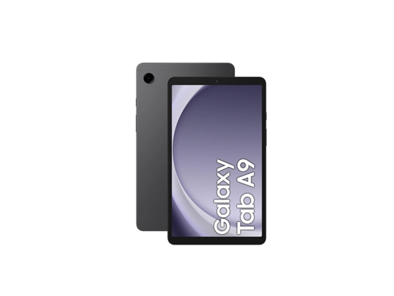 TABLETA SAMSUNG GALAXY TAB A9 8.7", VELOCIDAD 1.8GHZ, 1.6GHZ, MEMORIA 4GB_64GB, ANDROID, WI-FI / LTE, BLUETOOTH. INCLUYE CABLE TIPO - C (NO INCLUYE CARGADOR DE PARED.) GRAPHITE (SM-X115)