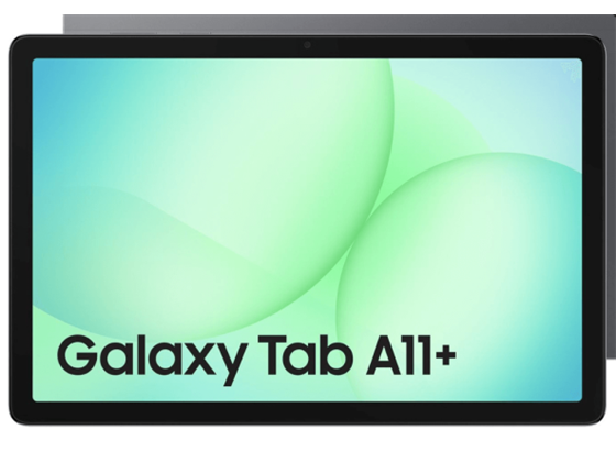 TABLETA SAMSUNG GALAXY TAB A11+  11.0", MEMORIA 6GB_128GB, 5G ANDROID, WI-FI, BLUETOOTH, CAMARA 8.0 MP, PESO 482  (SM-X236A) INCLUYE CABLE TIPO  - C (NO INCLUYE CARGADOR DE PARED.) GRAY