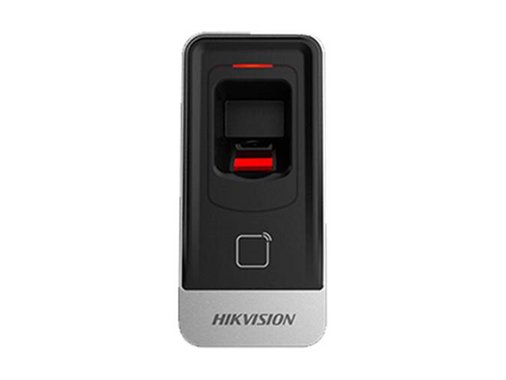 LECTOR DE HUELLAS DIGITAL Y TARJETA, MARCA HIKVISION, 5000 HUELLAS IP65, EM CARD , RFID. (CONTROL DE ACCESO)