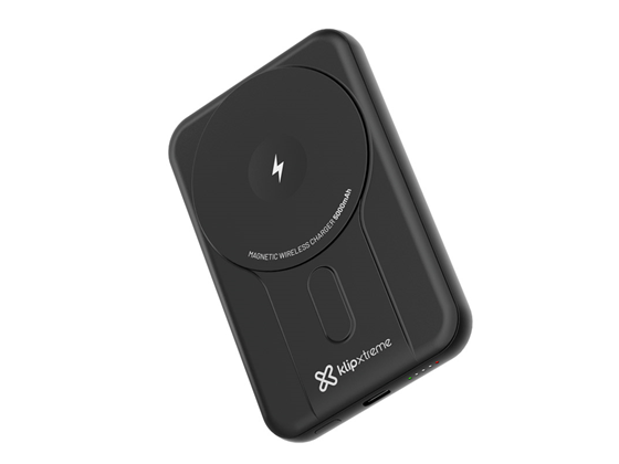 CARGADOR MÓVIL (POWER BANK) KLIP XTREME CON CARGA INALÁMBRICA Y COMPATIBILIDAD MAGSAFE® 5000MAH (KPB-350)