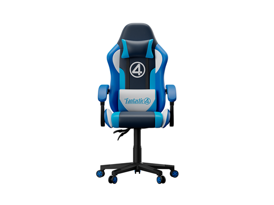 SILLA GAMING XTECH MARVEL FANTASTIC 4, ESPALDAR ALTO AJUSTABLE, REPOSO DE BRAZOS, ALTURA AJUSTABLE Y BASE CON RUEDAS ROBUSTAS (XTF-MC101F4)