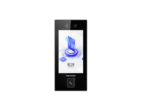 CONTROL DE ACCESO FRONTAL MARCA  HIKVISION CON PANTALLA DE 4.5", IP65, CAPACIDAD DE 3,000 USUARIOS, 3,000 ROSTROS , 3,000 LECTURA DE TARJETAS, 15,000 EVENTOS CODIGOS QR, BLUETHOOTH, WIFI,