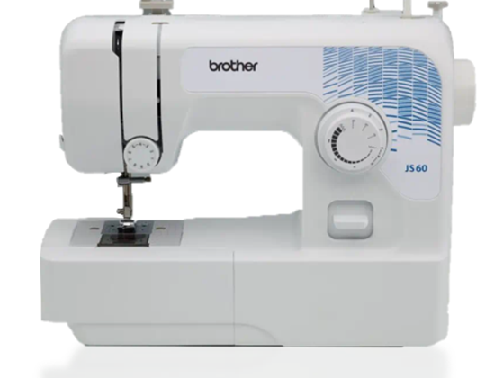 MÁQUINA DE COSER DOMESTICA BROTHER JS60 ES UNA MÁQUINA DE COSER DOMÉSTICA DISEÑADA PARA LABORES BÁSICAS DE COSTURA Y REMIENDOS.