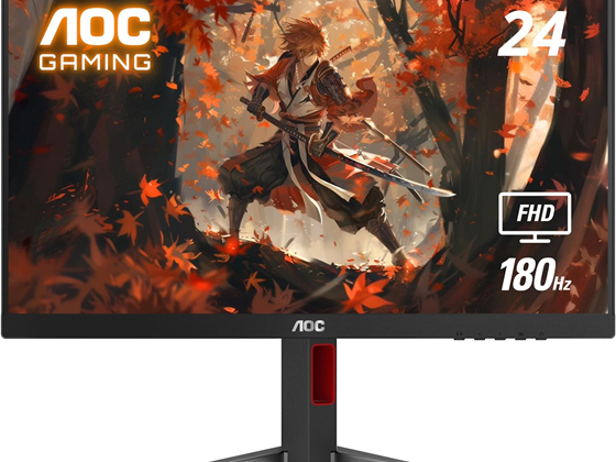 MONITOR AOC 23.8" GAMING PANEL IPS FULL HD 1920 X 1080, 180 HZ 1 MS, 1 HDMI 2.0, 1 DISPLAY PORT, SINCRONIZACIÓN ADAPTATIVA, SALIDA DE AURICULARES DE AUDIO