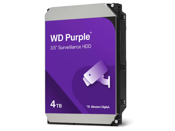 DISCO DURO 4TB P/VIDEOVIGILANCIA WESTERN DIGITAL SATA 6GB/S 3.5" 7200RPM/256MB. WD44PURZ