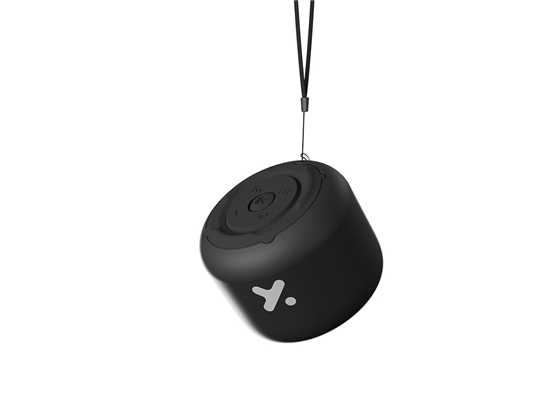 BOCINA XTECH ALLMAN BLUETOOTH V5.3, 3W, 14 HORA DE REPRODUCCION, IPX7, NEGRO (XTS-605)