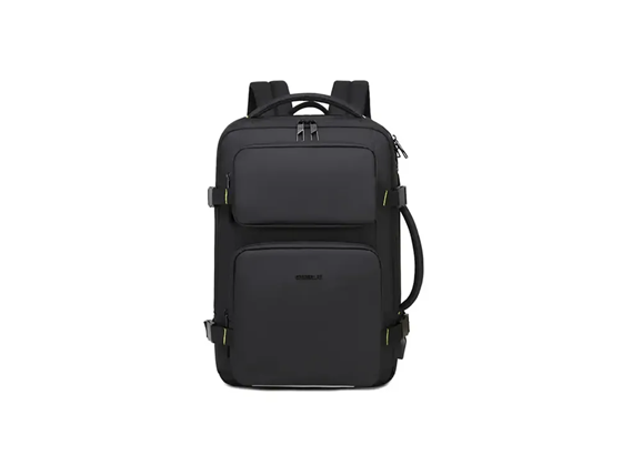 BULTO DE NOTEBOOK BESTLIFE 15.6" TIPO MOCHILA DE VIAJE, COMPARTIMENTO PRINCIPAL HASTA 180º, EXPANDIBLE, IMPERMEABLE, CONECTOR DE CARGA USB-A, BOLSILLO DELANTERO Y BOLSILLO OCULTO NEGRA (BB-3856BK-R1-15.6