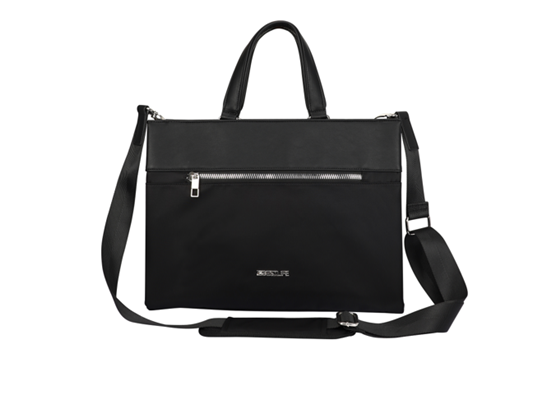 BULTO PARA LAPTOP  BESTLIFE 14.1" TIPO CARTERA (MUJER), BRIEFCASE, PARA HOMBRO Y DE MANO, 2 ZIPPER, IMPERMEABLE, NEGRO (BBC-3920BK-14.1)