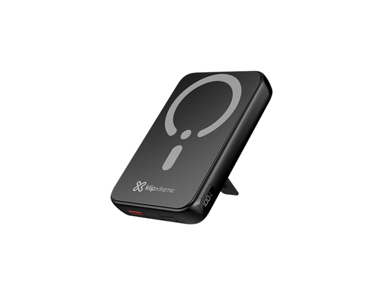 CARGADOR MÓVIL POWERMAG ULTRA (POWER BANK) KLIP XTREME CON CARGA INALÁMBRICA Y COMPATIBILIDAD MAGSAFE® 10.000MAH/38.5WH SALIDA USB-A / USB-C (KPB-650)