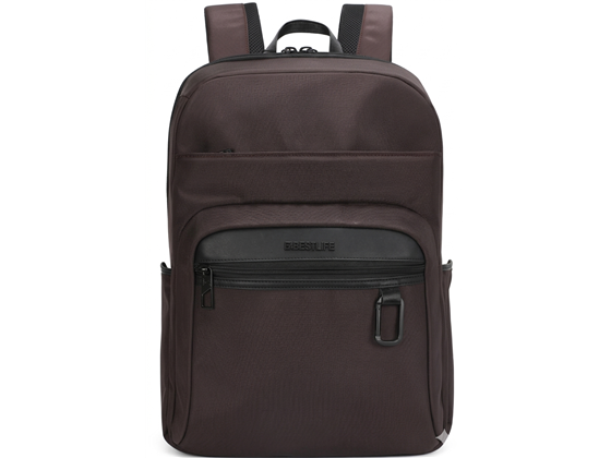 BULTO PARA LAPTOP  BESTLIFE 15.6" TIPO MOCHILA, COMPARTIMENTO PRINCIPAL, 2 BOLSILLOS DELANTEROS, 2 BOLSILLOS LATERALES, MARRON (BB-3931BR-15.6)