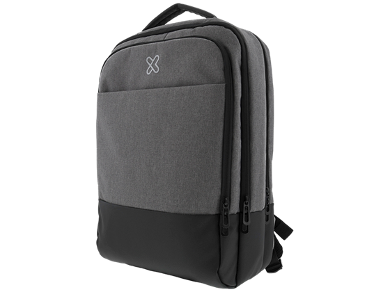 BULTO PARA LAPTOP KLIP XTREME BIZSTROLL 15.6" TIPO MOCHILA, SOPORTA TABLETA 11", HASTA 33 LBS, GRIS (KNB-897GR)