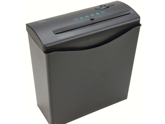 TRITURADORA DE PAPEL ROYAL JS55, HASTA 6 HOJAS, CORTE EN TIRAS, TRITURA GRAPA, RAYA CD Y  TARJETAS DE CREDITO (16999U)
