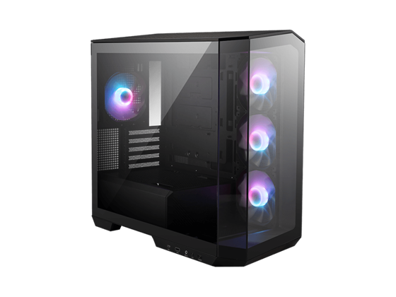[MAG PANO M100R PZ] CASE MSI MAG PANO M100R PZ, TEMPERED GLASS, MICRO-ATX / MINI-ITX, 1X USB 3.2 TYPE-A, 1X USB 3.2 GEN 2X2 TYPE-C, 1X AUDIO/MIC, 1X INTERRUPTOR LED BLACK