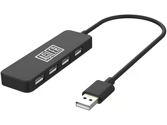 [AGI-5304] HUB USB 2.0/1.1 AGILER,  4 PUERTOS .