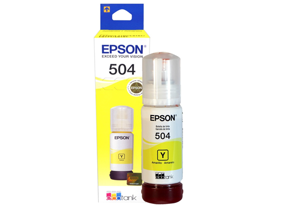 [T504420-AL] BOTELLA DE TINTA EPSON T504420-AL AMARILLA PARA IMPRESORA L4150, L4160, L6161, L6171, L6191, L6270, L4260, L14150, L4150, L6171, L4360.