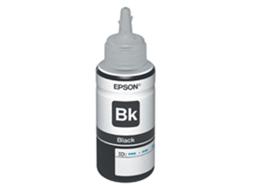 [T664120-AL] BOTELLA DE TINTA EPSON 664 NEGRO PARA IMPRESORAL 120, L310, L380, L395, L495, L575, L606, L655, L656, L1300, L1455, L210 70ML TRAMO 3 JAULA