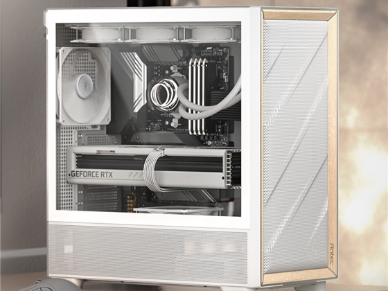 [FLUX-WHITE] CASE GAMING ANTEC FLUX MID-TOWER. COLOR BLANCO. ESTE CHASIS CUENTA CON LA INNOVADORA PLATAFORMA F-LUX (FLOW LUXURY) DE ANTEC, DISEÑADA PARA UN FLUJO DE AIRE ÓPTIMO Y UNA REFRIGERACIÓN MEJORADA DE LA GPU. INCORPORA UN PANEL FRONTAL CON COMBINACIÓN DE MALLA Y ACABADO DE MADERA (ARCE). INCLUYE CINCO VENTILADORES PWM PREINSTALADOS: TRES DE 120MM EN EL FRONTAL, UNO DE 120MM DE FLUJO INVERSO EN LA CUBIERTA DE LA FUENTE DE PODER, Y UNO DE 140MM EN LA PARTE TRASERA. EL DISEÑO MULTIDIRECCIONAL DE VENTILACIÓN PERMITE UNA ENTRADA DE AIRE EXTENSA. CUENTA CON PANEL LATERAL DE VIDRIO TEMPLADO DE 4MM. CONECTIVIDAD FRONTAL: DOS PUERTOS USB 3.0, UN PUERTO USB TIPO-C (10GBPS) Y UN CONECTOR COMBINADO DE AURICULARES/MICRÓFONO. SOPORTA PLACAS BASE E-ATX (HASTA 330MM), ATX, MICRO-ATX E ITX. ALTURA MÁXIMA DISIPADOR CPU: 180MM. LONGITUD MÁXIMA GPU: 408MM. CAPACIDAD PARA DOS UNIDADES DE 3.5"/2.5" Y UNA DE 2.5". FUENTE DE PODER ATX (HASTA 235MM CON HDD). FILTRO DE POLVO INFERIOR.