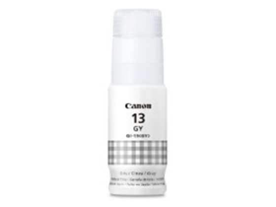 [4704C001AA] BOTELLA DE TINTA CANON GI-13 GRAY, 70ML, INYECCIÓN DE TINTA PARA CANON PIXMA G510 Y G610