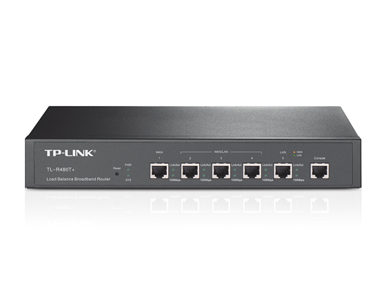 [TL-R480T+] ROUTER TP-LINK TL-R480T+, 1 PUERTO WAN + 1 PUERTO LAN + 3 PUERTOS WAN/LAN + 1 PUERTO CONSOLA.