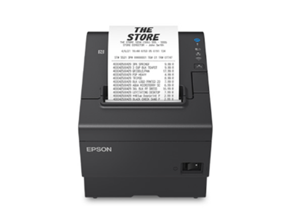 IMPRESORA DE RECIBO TERMICA EPSON TM-T88VII, INTERFAZ: USB, ETHERNET,  FUENTE INCLUIDA, VELOCIDAD 300MM/S. (C31CJ57052)