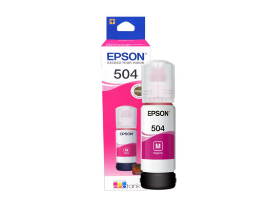 [T504320-AL] BOTELLA DE TINTA EPSON T504320-AL MAGENTA PARA IMPRESORA L4150, L4160, L6161, L6171, L6191, L6270, L4260, L14150, L4150, L6171, L4360.