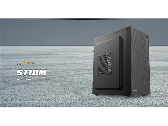 [ST10M] CASE ANTEC ST10M - MINI TOWER M-ATX CASE - DISEÑO COMPACTO QUE SOPORTA MÚLTIPLES DISCOS DUROS - INCLUYE 1 ABANICO DE 80MM PRE-INSTALADO EN LA PARTE TRASERA - SOPORTE PARA ABANICO LATERAL DE 120MM PARA ENFRIAMIENTO DIRECTO DE GPU - PANEL I/O: 1X USB 3.0, 2X USB 2.0, MIC/HD-AUDIO, BOTONES DE POWER Y RESET - COMPATIBILIDAD CON DISIPADORES DE CPU DE HASTA 150MM DE ALTURA Y TARJETAS DE VIDEO (GPU) DE HASTA 265MM - DIMENSIONES: 312 X 190 X 352MM (DWH)
