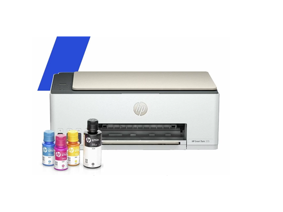 [4A8S2A] IMPRESORA HP SMART TANK 523 - ALL IN ONE PRINTER- SISTEMA DE TINTA CONTINUA - COLOR - PRINT SPEED BLACK: ISO, UP TO 12 PPM, DRAFT, UP TO 20 PPM. (12000 PAGINAS NEGRO) PRINT SPEED COLOR: ISO, UP TO 5 PPM, DRAFT, UP TO 20 PPM. (6000 PAGINAS COLOR) SCAN RESOLUTION, OPTICAL UP TO 1200 X 1200 DPI. COPY RESOLUTION: UP TO 1200 X 1200 DPI. USB 2.0. UTILIZA LOS CARTUCHOS GT53 - GT52, COLOR BLANCA CON GRIS