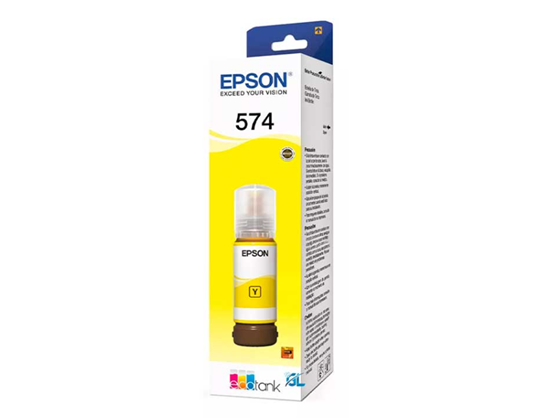 [T574420-AL] BOTELLA DE TINTA EPSON T574420-AL, COLOR AMARILLO, 70 ML, COMPATIBLE CON IMPRESORAS ECOTANK L8050 Y L18050, ALTO RENDIMIENTO Y CALIDAD FOTOGRÁFICA.