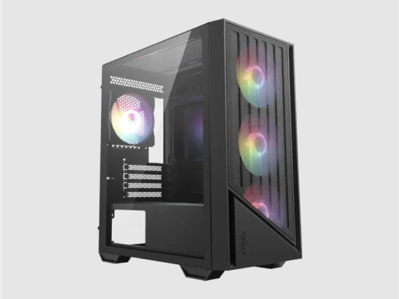 [PRO FORGE M051A] CASE MSI PRO FORGE M051A, MINI TOWER, COMPATIBLE MICRO-ATX Y MINI ITX , 2 X USB 1.0 (TYPE-A), 1 X USB 5GBPS (TYPE-A) , 1X AUDIO, COLOR NEGRO