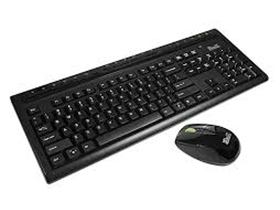 [71646] TECLADO MOUSE KLIPX  INALAMBRICO BLACK ESPAÑOL